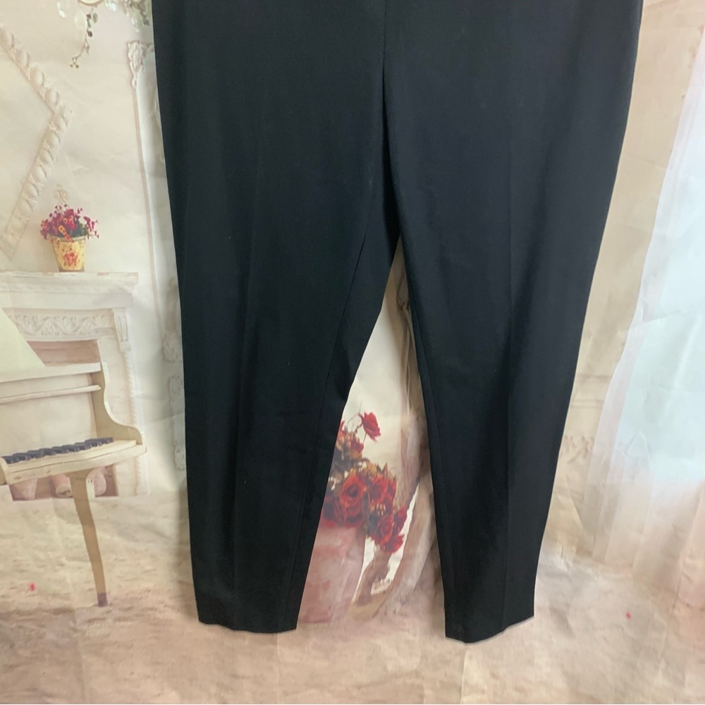 NEW Talbots Sit At Waist Ankle Length pants in Black - Picture 4 of 12